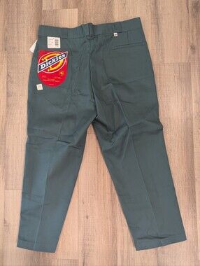 Vintage Y2K Dickies 874 Work Pants 44x29 Green USA Made Deadstock NWT